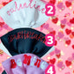 Black Embroidered Bow